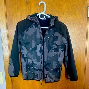 Reebok hardshell fleece lined boys jacket.